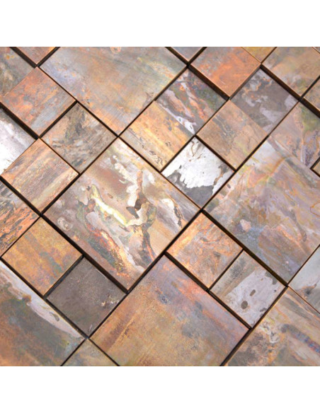 Koppar Metall Mosaik 3D | Ekosten.se