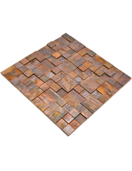 Koppar Metall Mosaik 3D | Ekosten.se