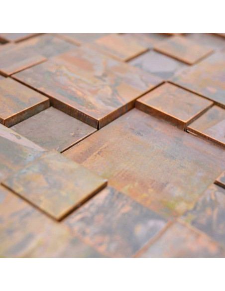 Koppar Metall Mosaik 3D | Ekosten.se
