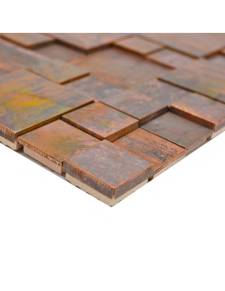 Koppar Metall Mosaik 3D | Ekosten.se