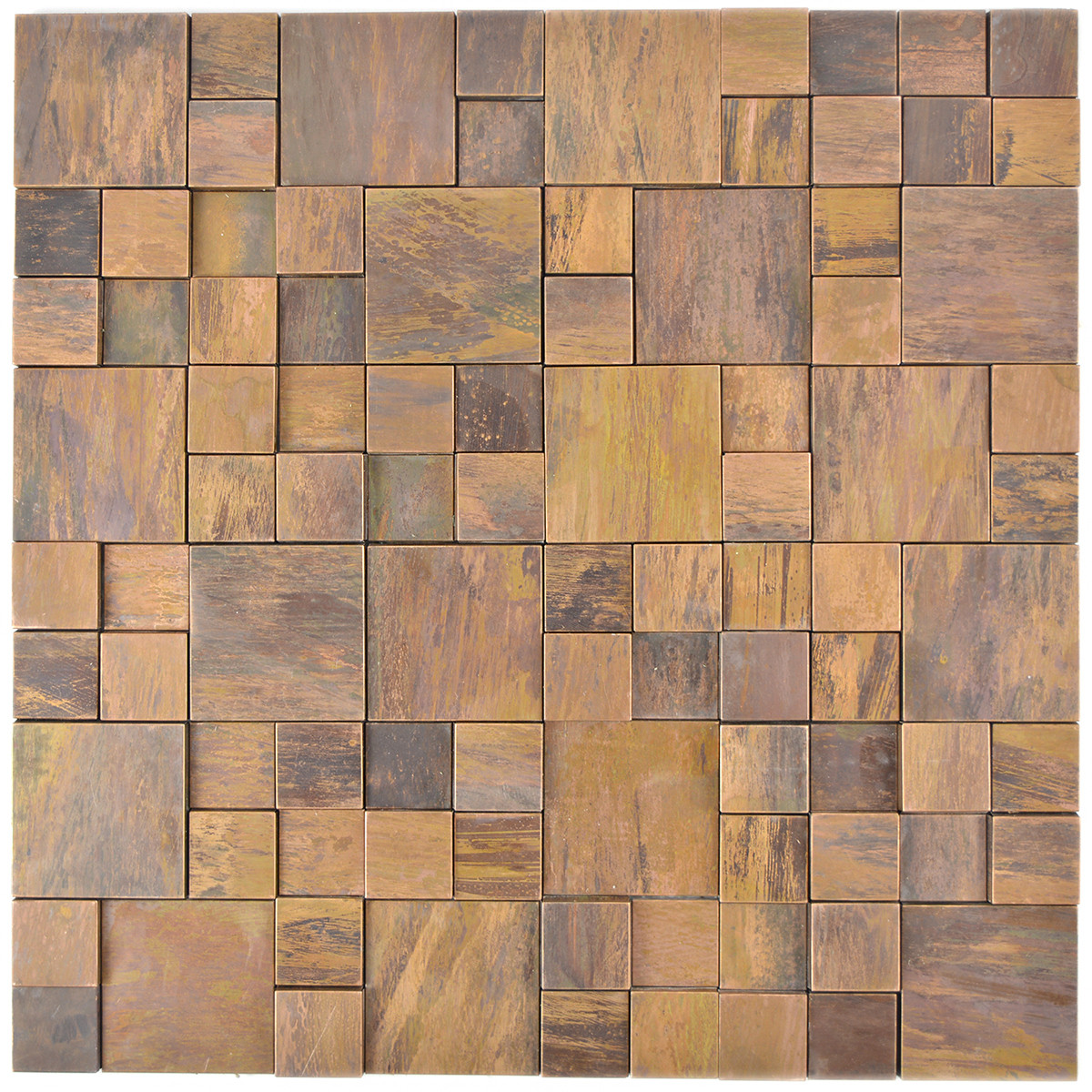 Koppar Metall Mosaik 3D | Ekosten.se
