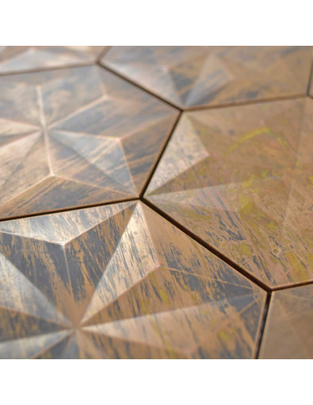 Hexagon Koppar Mosaik | Ekosten.se