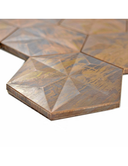Hexagon Koppar Mosaik | Ekosten.se