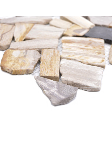 Marmor Krossmosaik Wood Fossil | Ekosten.se