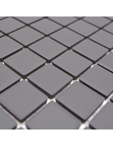 Klinkermosaik Svart Matt | Ekosten.se