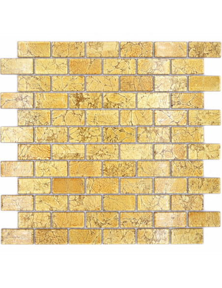 Guld Kristall Mosaik Subway | Ekosten.se