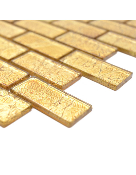 Guld Kristall Mosaik Subway | Ekosten.se