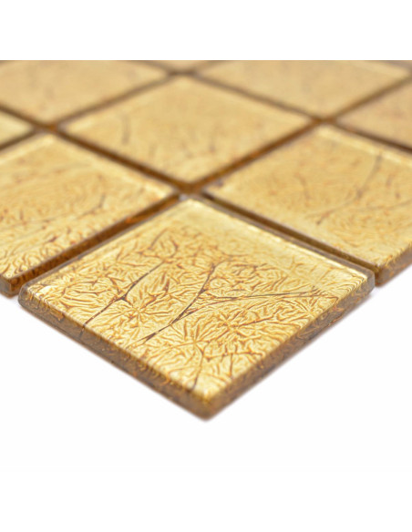 Struktur Guld Kristallmosaik | Ekosten.se