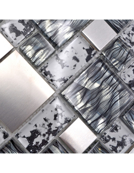 Kristall Silver Mosaik Svart | Ekosten.se
