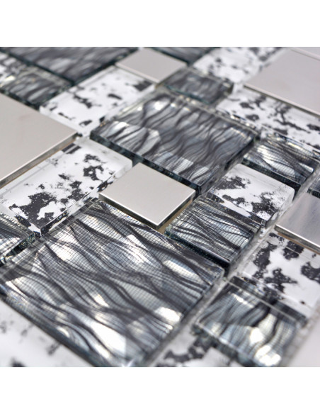 Kristall Silver Mosaik Svart | Ekosten.se