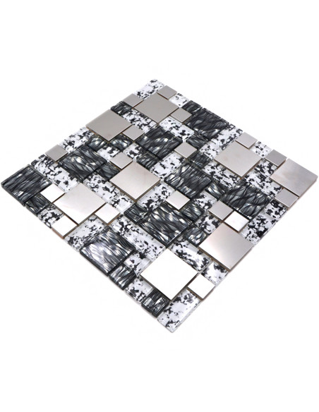 Kristall Silver Mosaik Svart | Ekosten.se