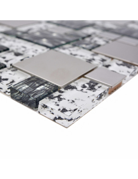 Kristall Silver Mosaik Svart | Ekosten.se