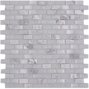 Kristall Marmor Brickmosaik Vit | Ekosten.se
