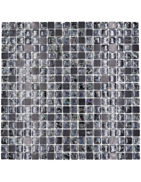 Svart Kristall Marmor Mosaik | Ekosten.se