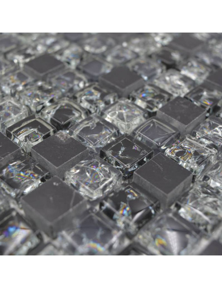 Svart Kristall Marmor Mosaik | Ekosten.se