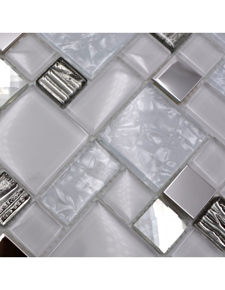 Kristall Mosaik Vit Silver
 | Ekosten.se
