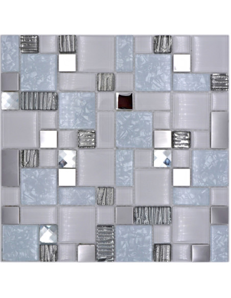 Kristall Mosaik Vit Silver
 | Ekosten.se