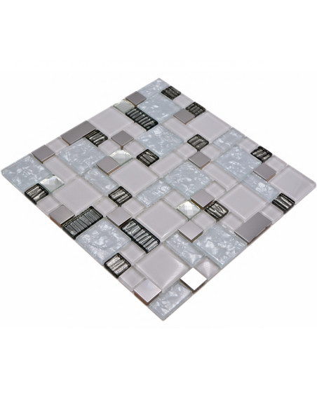 Kristall Mosaik Vit Silver
 | Ekosten.se