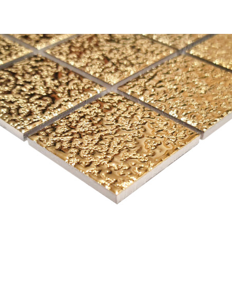 Guld Keramik Mosaik Struktur | Ekosten.se