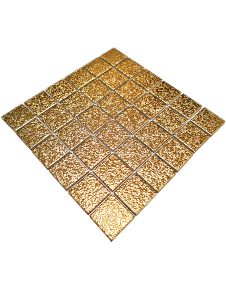 Guld Keramik Mosaik Struktur | Ekosten.se