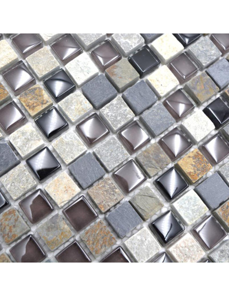 Mosaik Kristall Natursten Skiffer | Ekosten.se