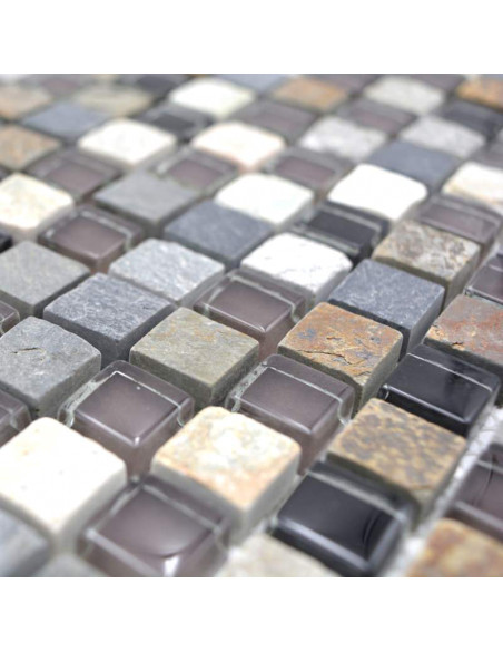 Mosaik Kristall Natursten Skiffer | Ekosten.se