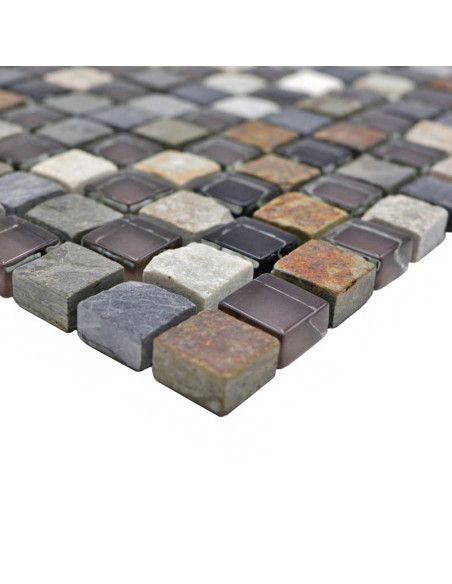 Mosaik Kristall Natursten Skiffer | Ekosten.se