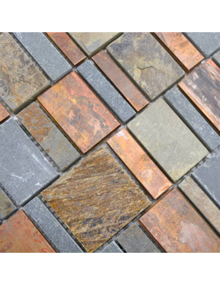 Mosaik Koppar Skiffer | Ekosten.se