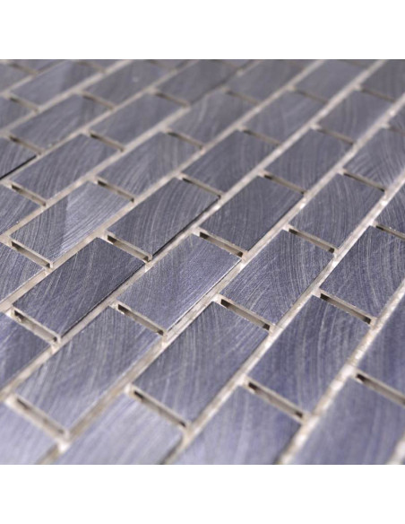 Svart Metallmosaik Borstad | Ekosten.se