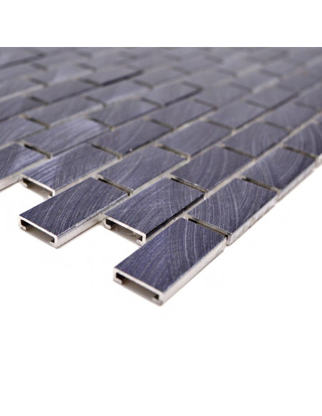 Svart Metallmosaik Borstad | Ekosten.se