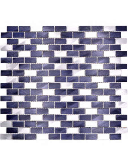 Metall Mosaik Silver Svart | Ekosten.se