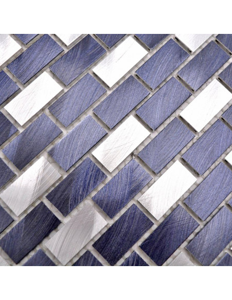 Metall Mosaik Silver Svart | Ekosten.se