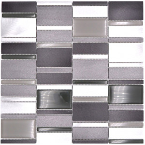 Mosaik Kristall Grå Silver | Ekosten.se