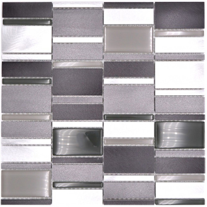 Mosaik Kristall Grå Silver | Ekosten.se