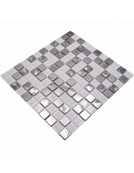Kristallmosaik Klarvit Silver | Ekosten.se