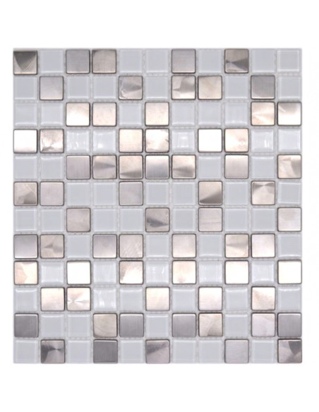 Kristallmosaik Klarvit Silver | Ekosten.se