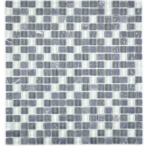 Mosaik Kristall Marmor Grå | Ekosten.se