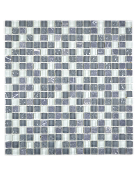 Mosaik Kristall Marmor Grå | Ekosten.se