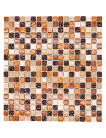 Mosaik Kristall Marmor Beige Brun | Ekosten.se
