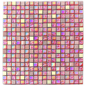 Kristall Marmor Mosaik Rosa Guld | Ekosten.se