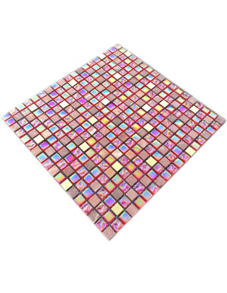 Kristall Marmor Mosaik Rosa Guld | Ekosten.se