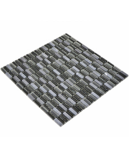 Brickmosaik Kristall Natursten Svart | Ekosten.se