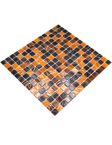 Glas Mosaik Guldstar Brun Mix | Ekosten.se