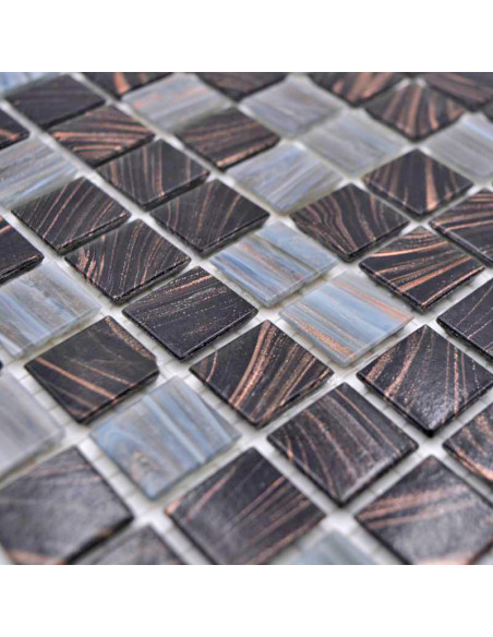 Glas Mosaik Guldensilk Grå Mix | Ekosten.se