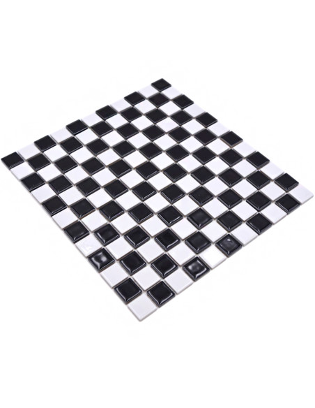 Klinkermosaik Svart Vit Blank | Ekosten.se