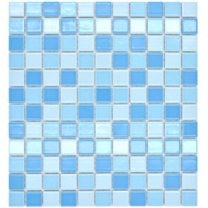 Klinkermosaik Blå Mix Blank | Ekosten.se