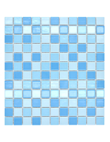 Klinkermosaik Blå Mix Blank | Ekosten.se