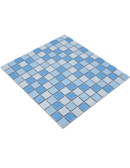 Klinkermosaik Blå Mix Blank | Ekosten.se