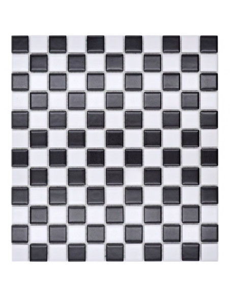 Klinkermosaik Svart Vit Matt | Ekosten.se