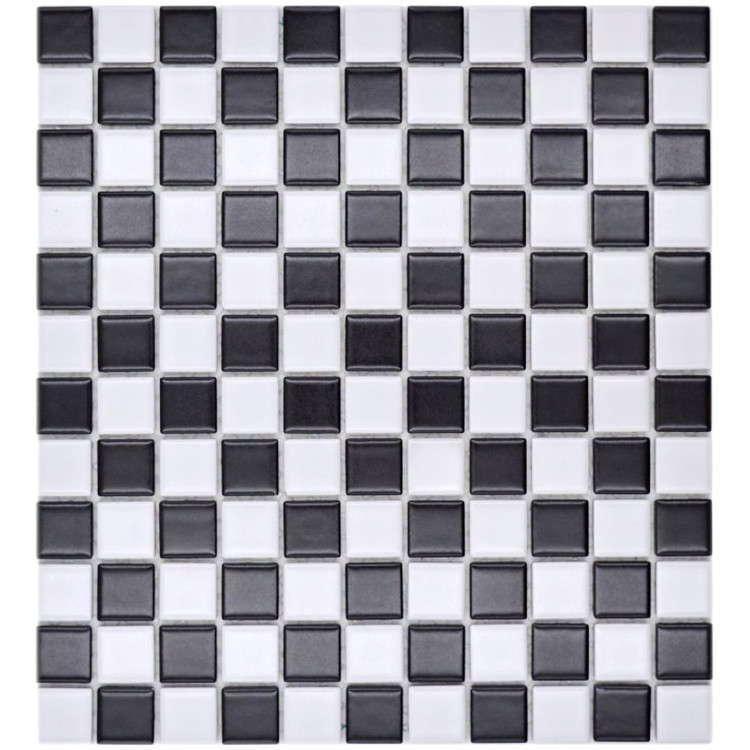 Klinkermosaik Svart Vit Matt | Ekosten.se